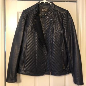 Badgley Mischka Hayden Quilted Moto Jacket